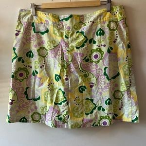 White Stag Floral Y2K Vintage Style Skort 14 EUC